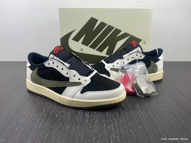 Cheap LUCY Travis DZ4137-106 1 Low Jordan x OG Air WMNS Olive Scott 0709